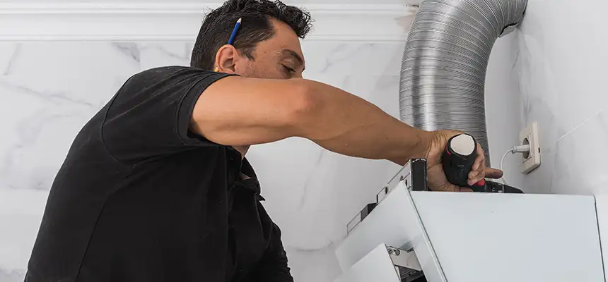 Precision In-wall Dryer Vent Cleaning & Rerouting Corrections in Garden Grove, CA